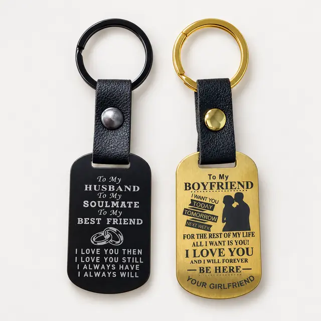 Metal Keychains customization sample