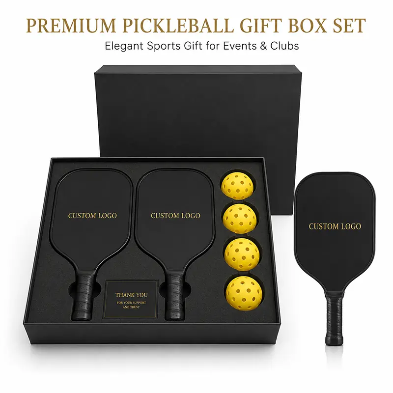 Custom Pickleball Team Gift Set arranged as a branded B2B gift set
